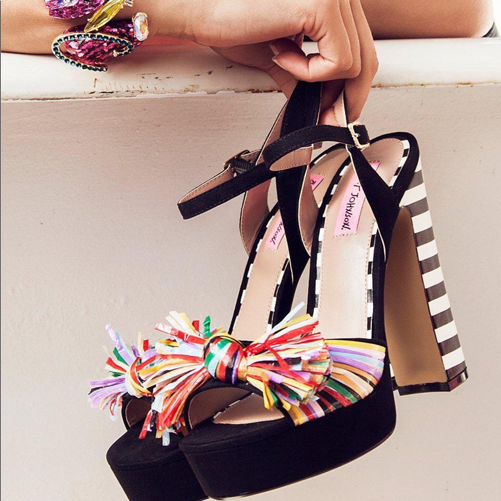 SOLD Betsey Johnson Mandy Platform Sandals - Picture 2 of 2